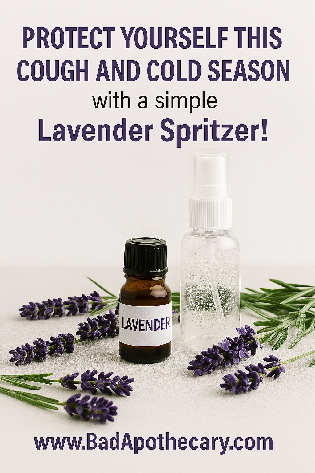 Lavender Spritzer: Your Herbal Ally for Cough & Cold Season