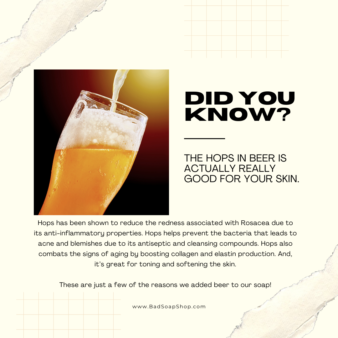 Why add a handmade beer soap to your skincare routine?