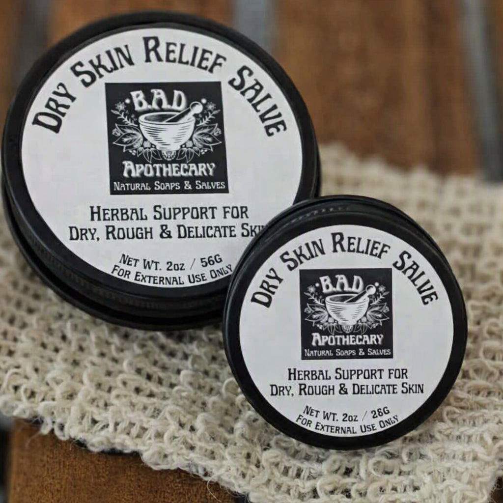 Dry Skin Relief Salve — Herbal Support for Dry, Rough & Delicate Skin
