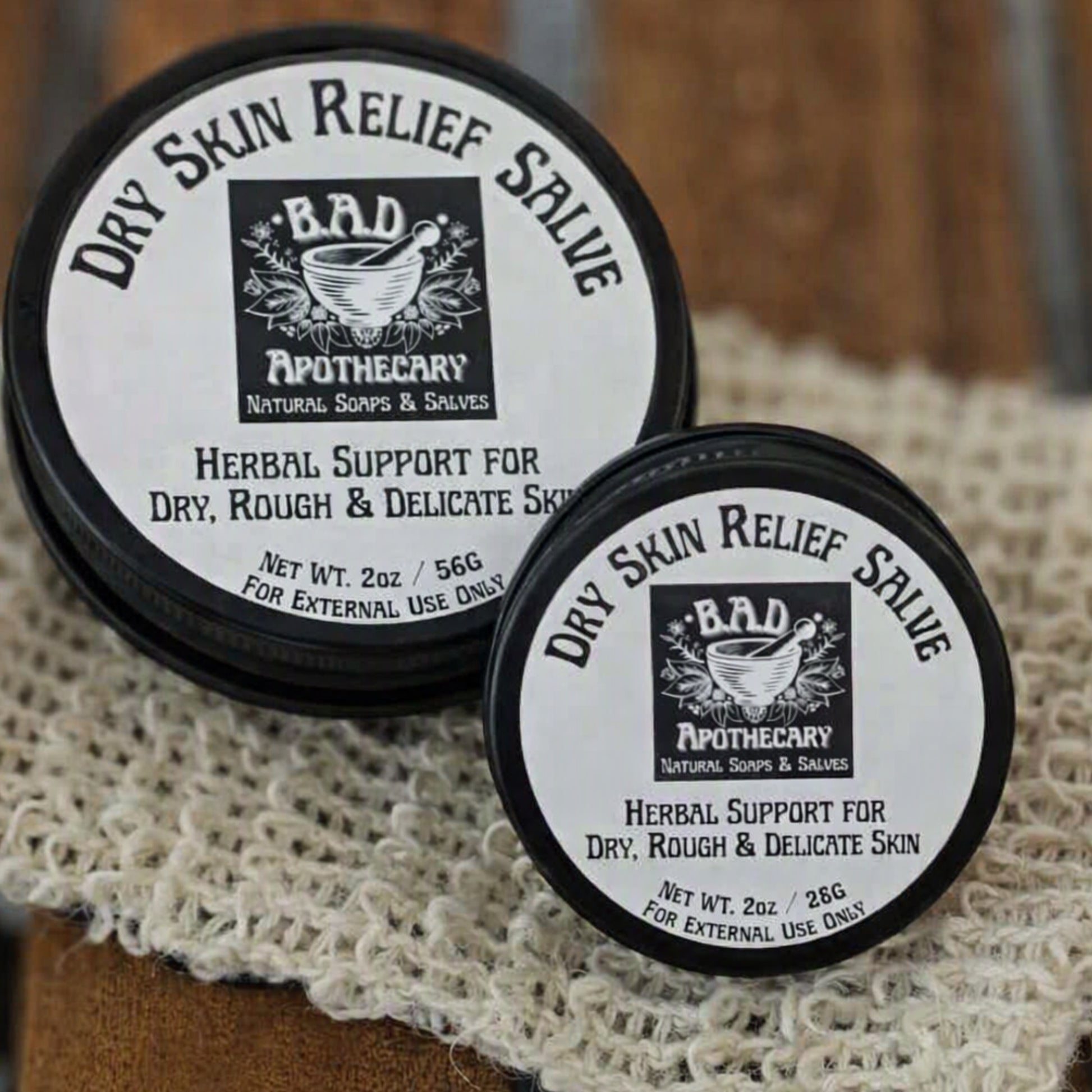 Dry Skin Relief Salve — Herbal Support for Dry, Rough & Delicate Skin