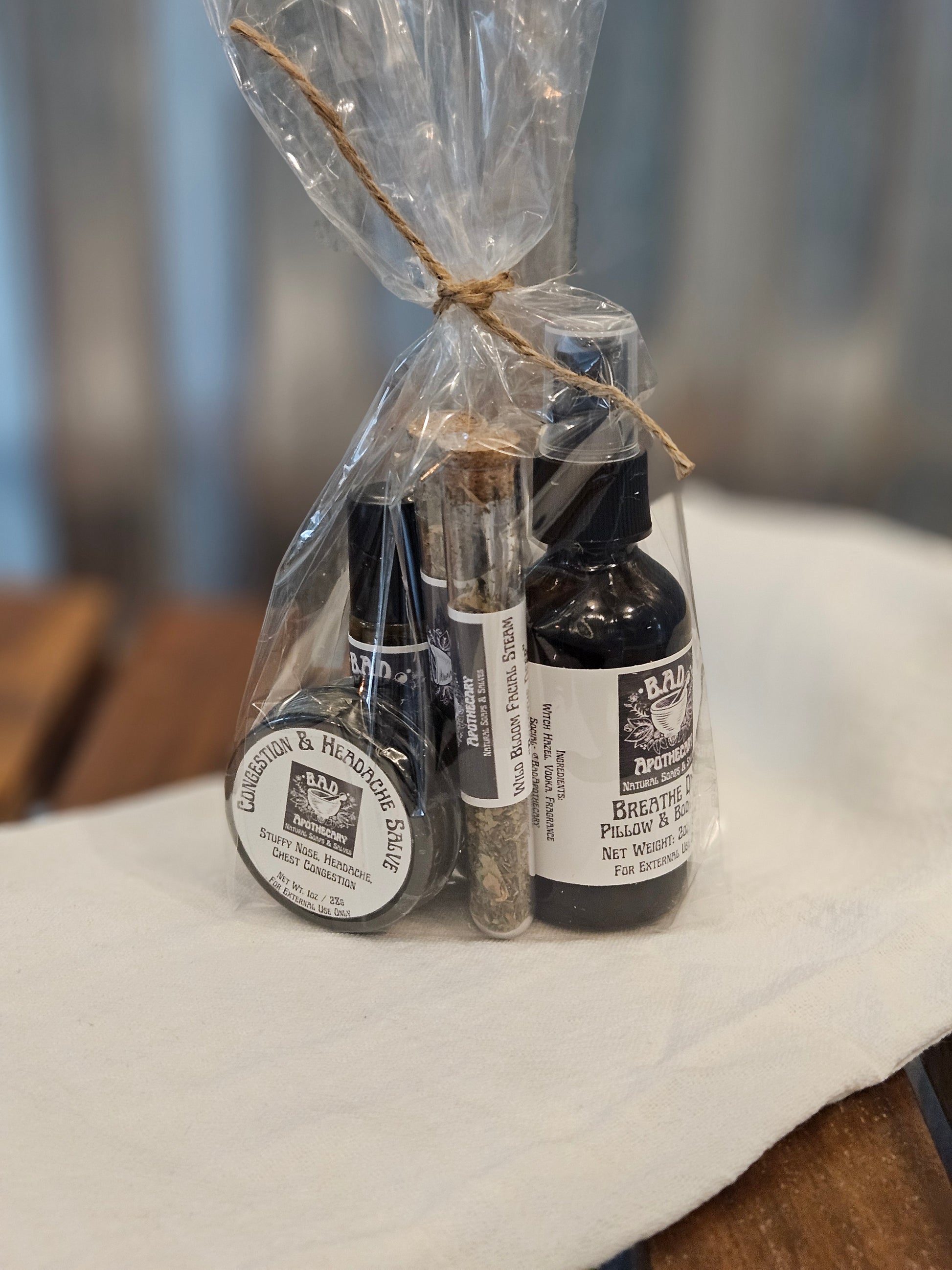 Sinus Relief Bundle for Congestion, Cough & Stuffy Noses, by B.A.D. Apothecary
