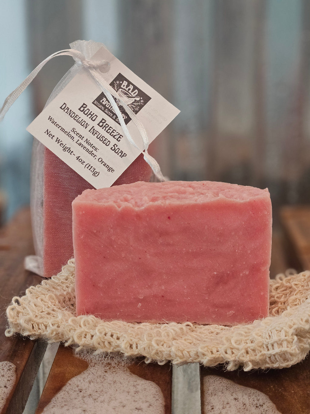 Boho Breeze — Handmade Dandelion‑Infused Soap