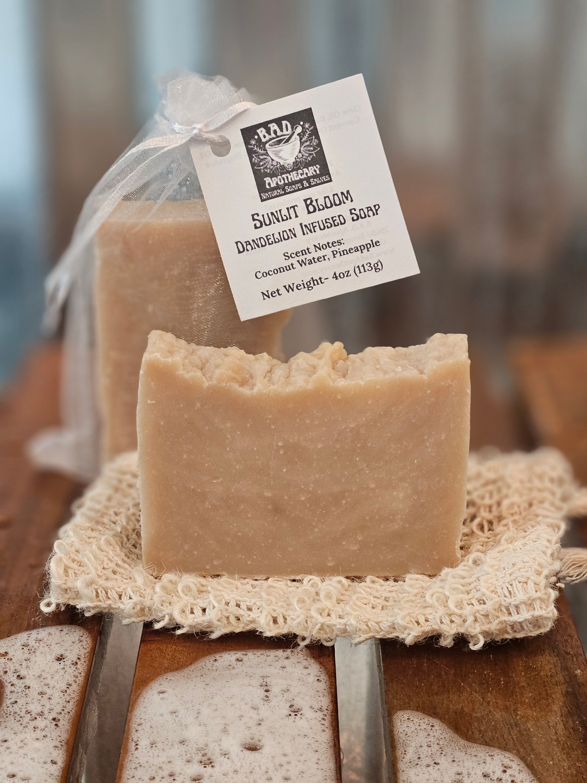 Sunlit Bloom — Handmade Dandelion‑Infused Soap