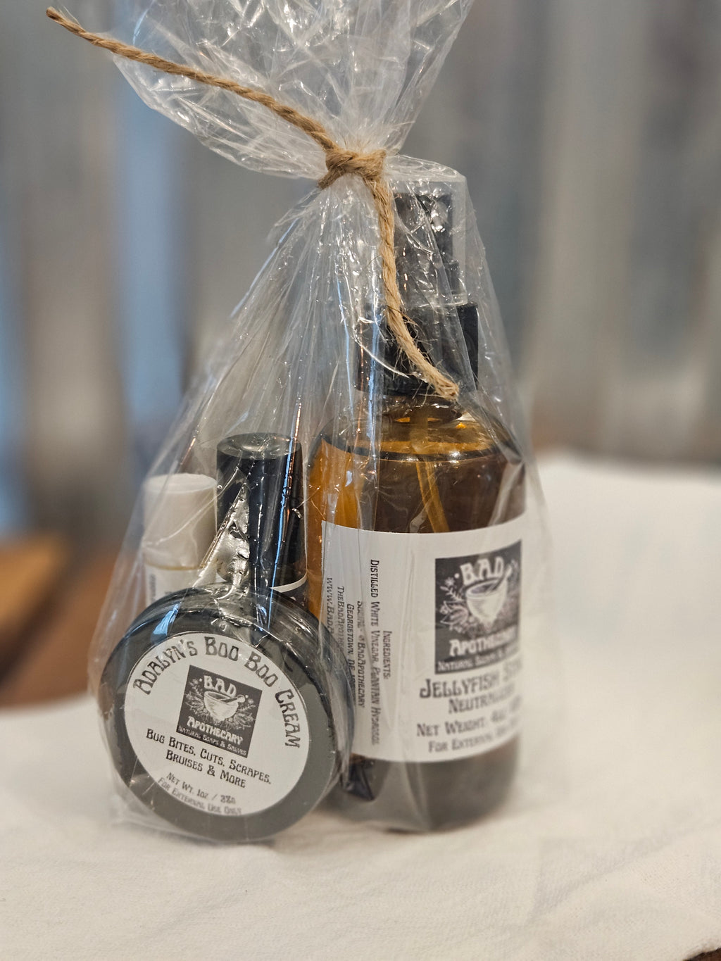 Beach Day Survival Kit — Natural First Aid for Jellyfish Stings, Sunburns & Scrapes by B.A.D. Apothecary