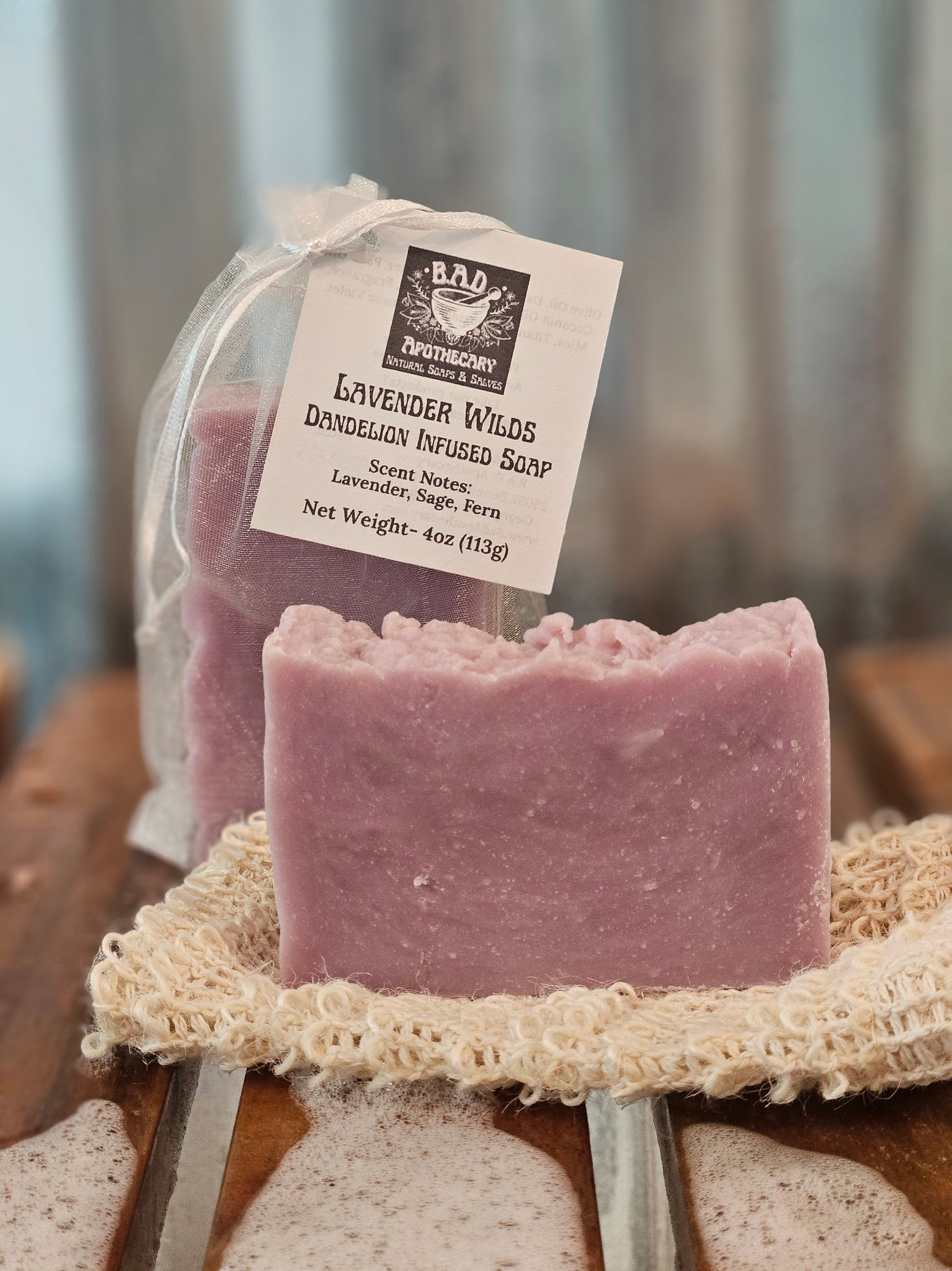 Lavender Wilds — Handmade Dandelion‑Infused Soap
