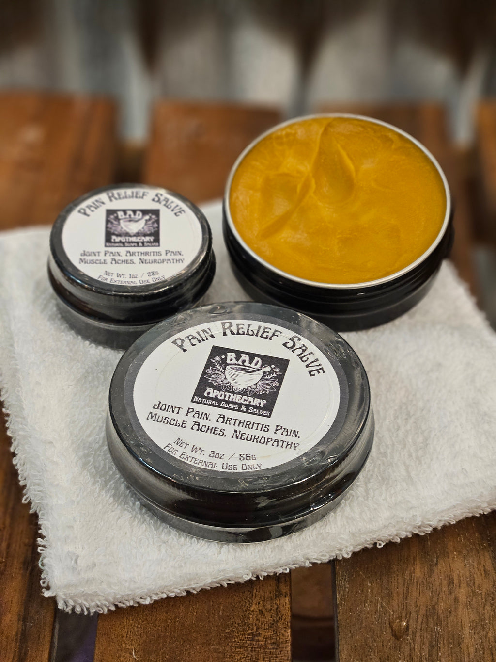 All- Natural Pain Relief Salve – Olive Oil Infused with Cayenne, Ginger, and Dandelion and Lavender and Peppermint Essential Oils