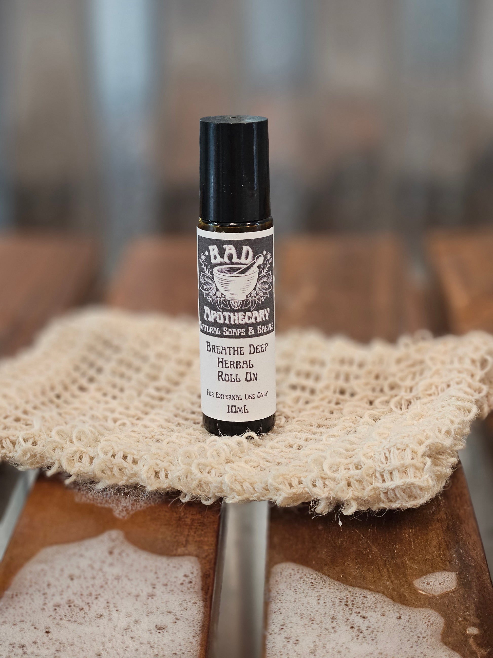 Breathe Deep Herbal Roll‑On — Cooling, Refreshing Herbal Aroma