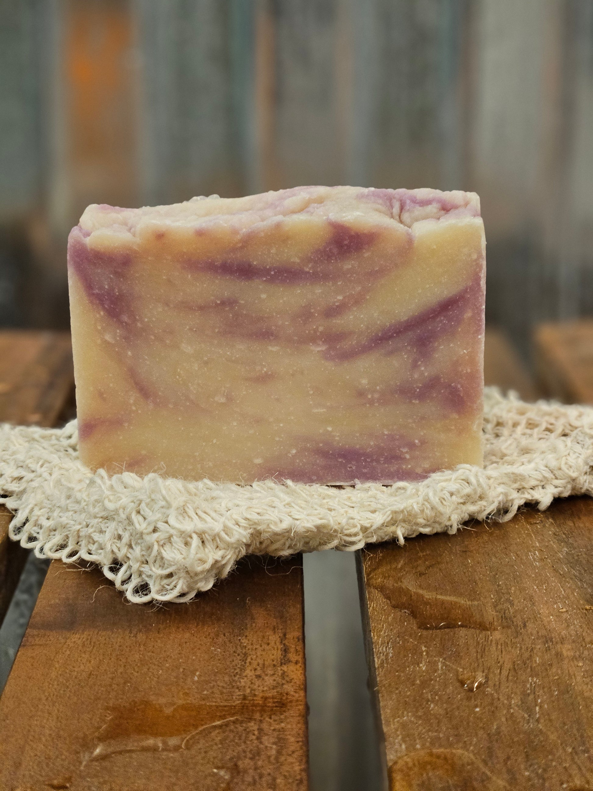 Purple Haze Dandelion Infused Soap, Herbal Artisan Bar Soap by B.A.D. Apothecary