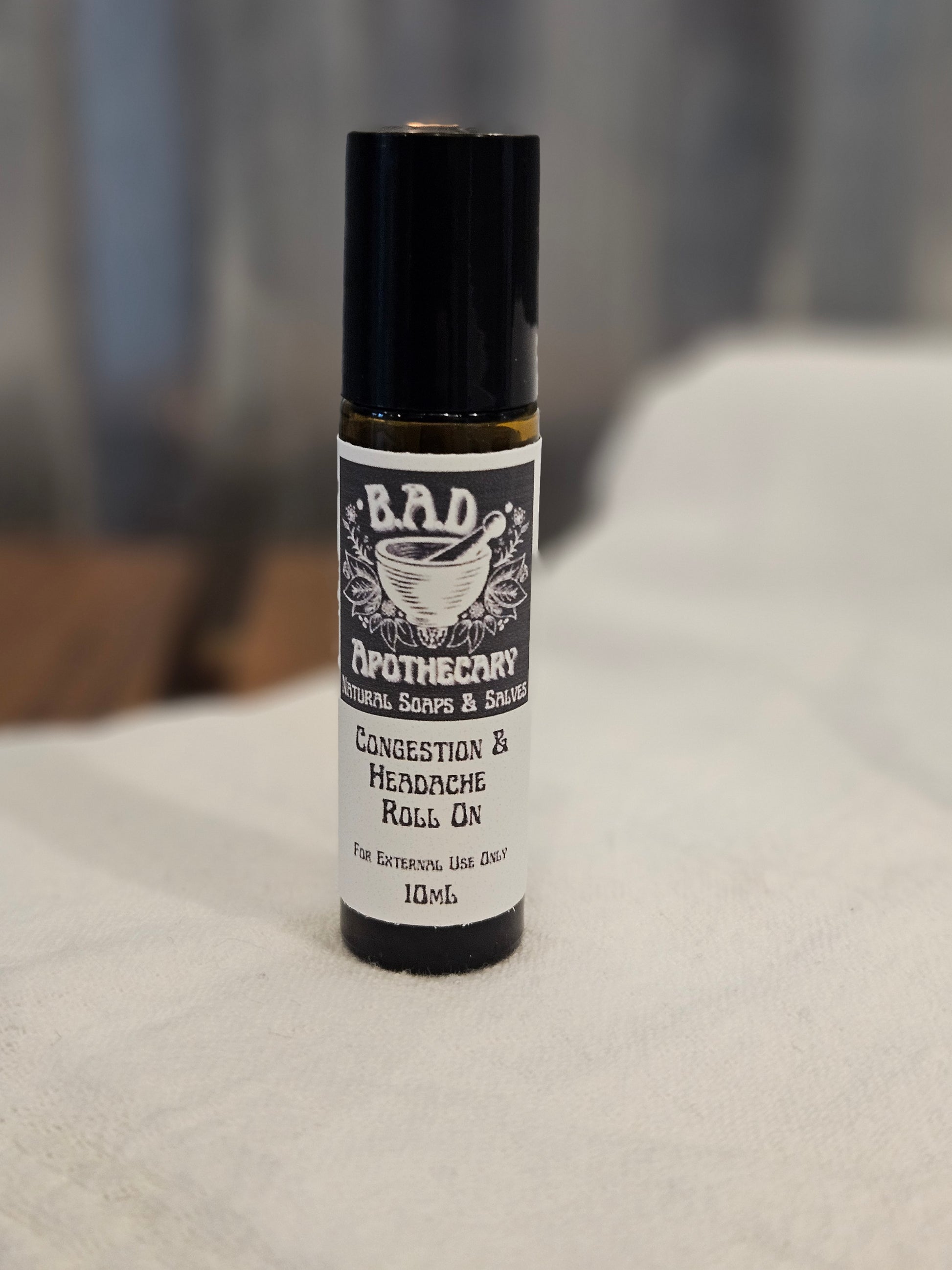 Herbal Congestion & Headache Aromatherapy Roller- 10ml