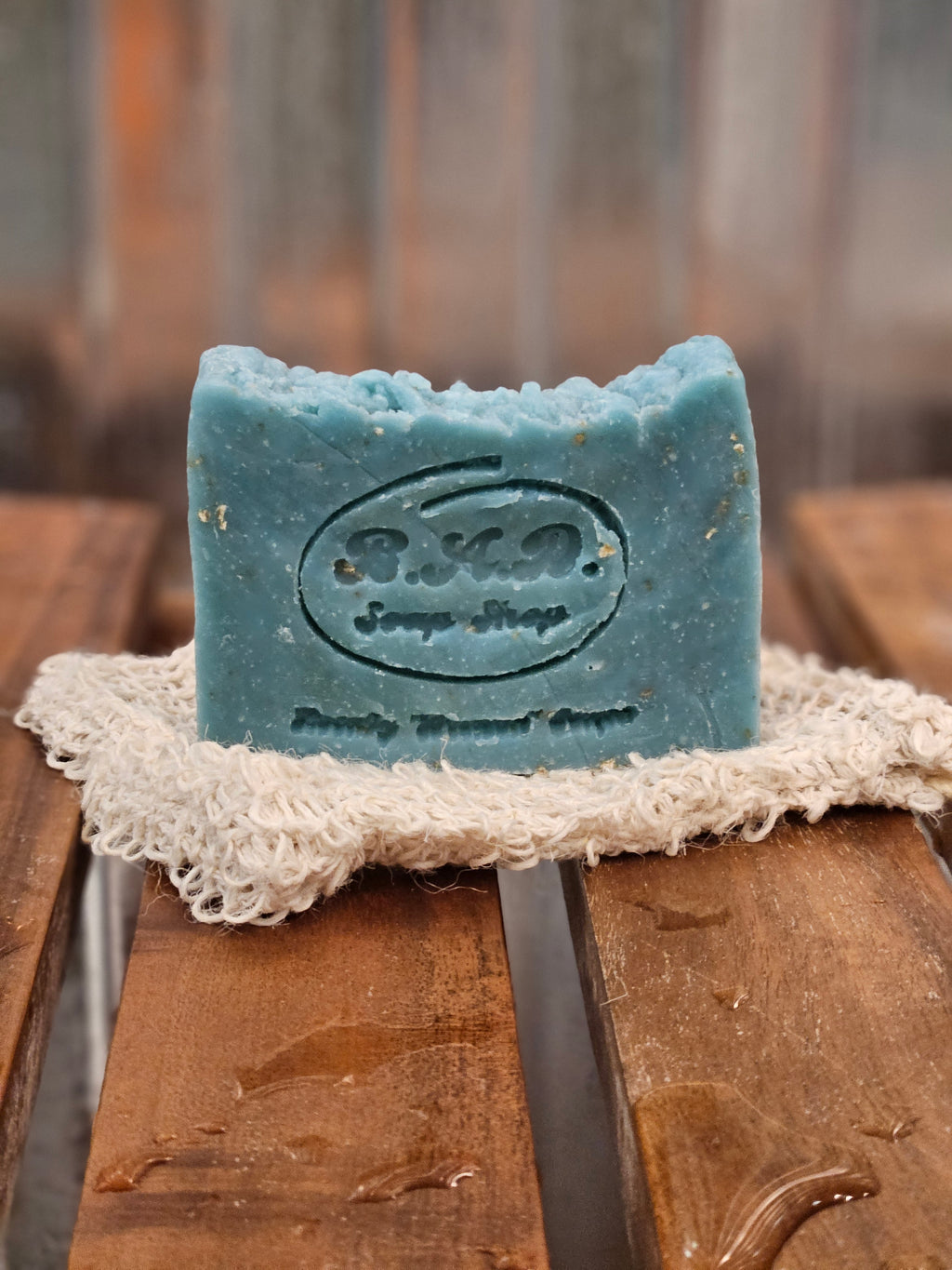 Ocean Muse Dandelion-Infused Soap with Ground Oatmeal, Herbal Artisan Bar Soap by B.A.D. Apothecary