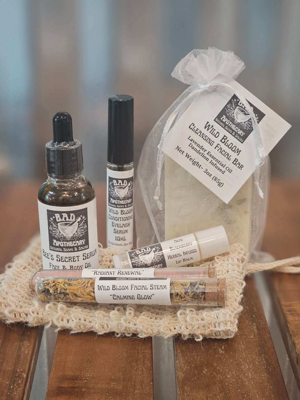 Bee’s Glowing Ritual Kit — Complete Herbal Skincare Bundle for Radiant, Nourished Skin