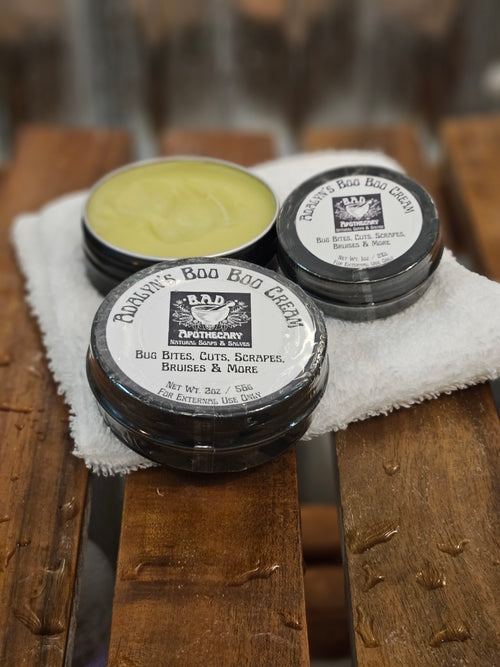 Adalyn's Boo Boo Cream, All Natural and Wildcrafted Healing Salve, with Plantain and Comfrey