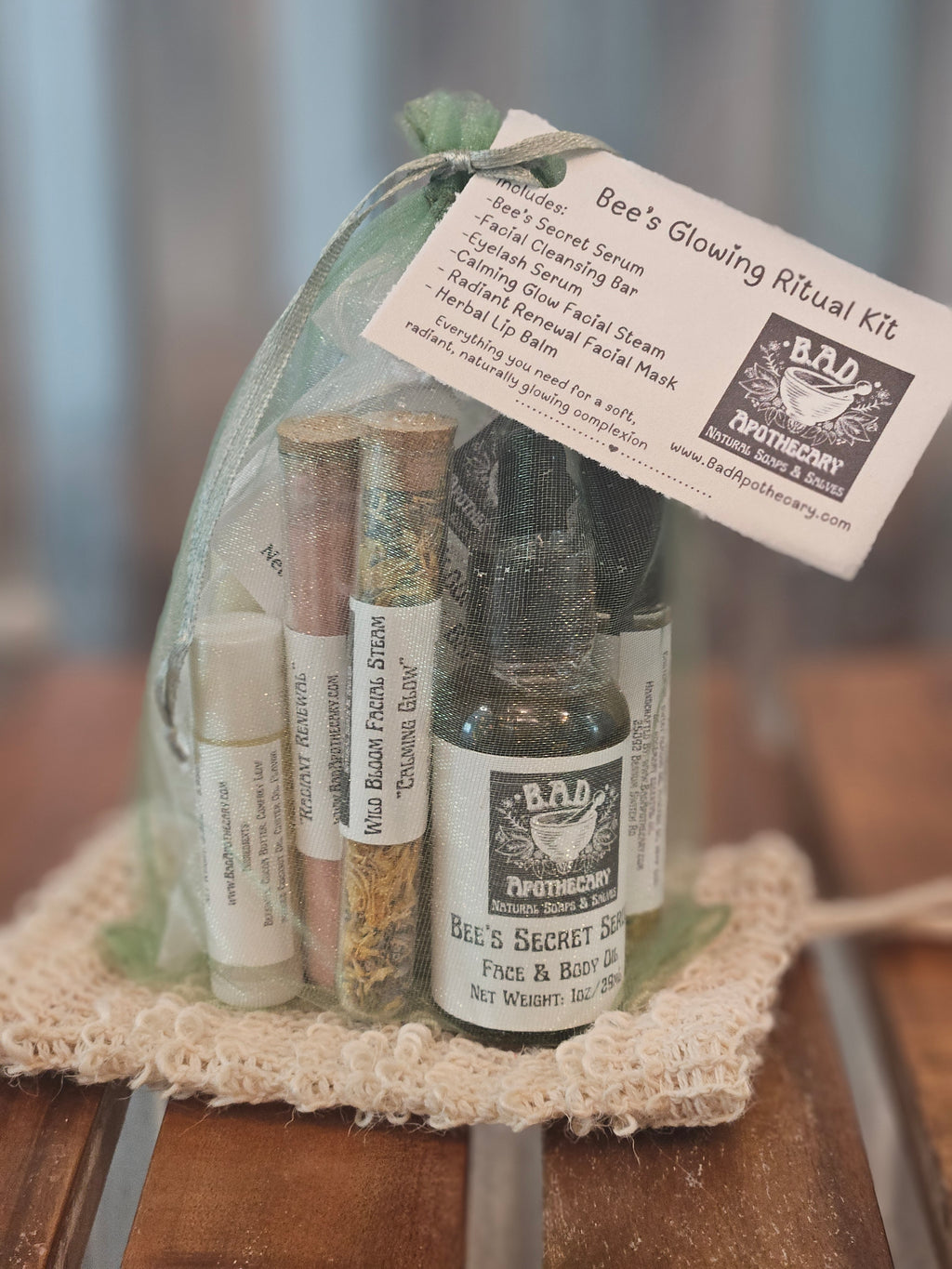 Bee’s Glowing Ritual Kit — Complete Herbal Skincare Bundle for Radiant, Nourished Skin