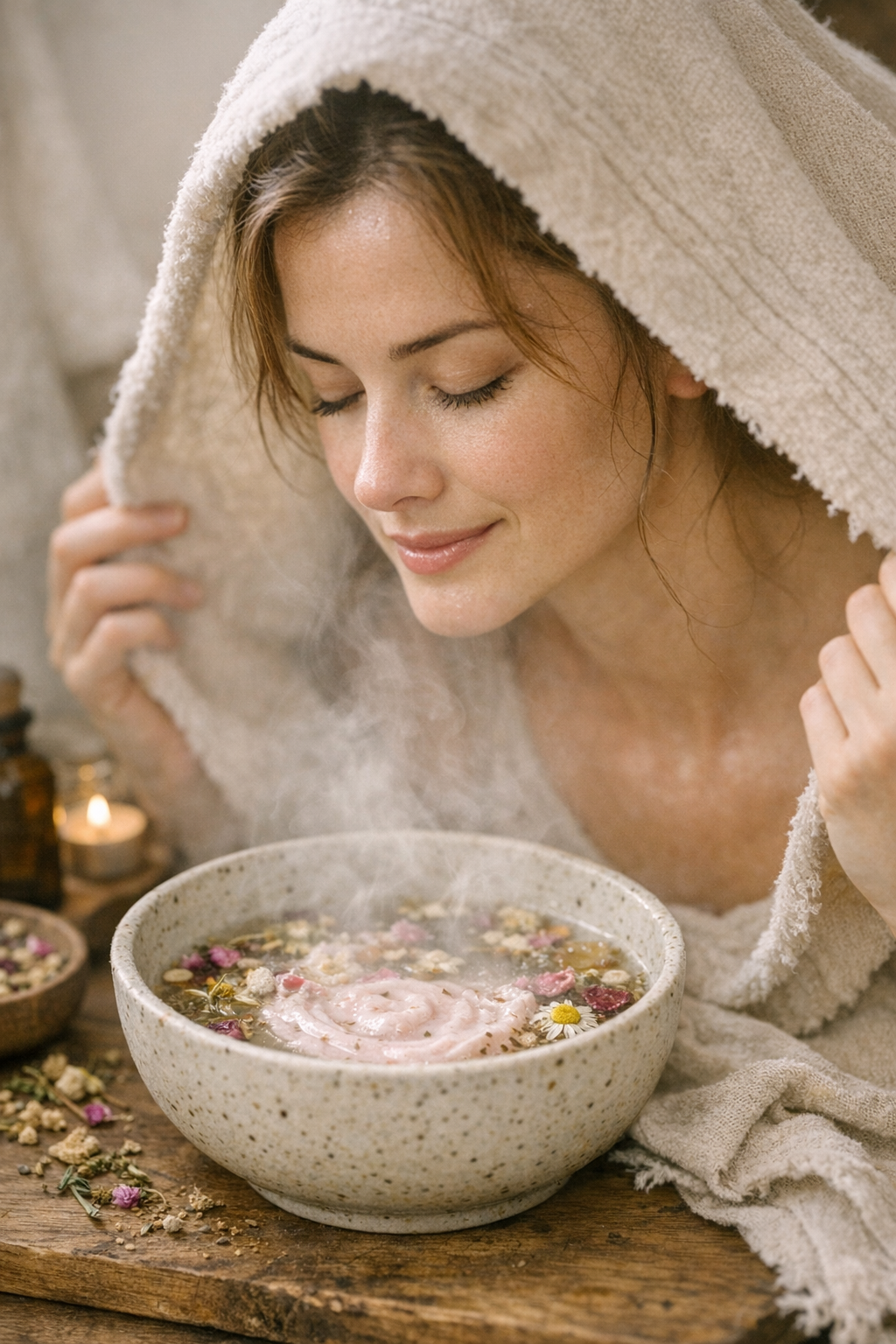 Wild Bloom Herbal Facial Steams — Calming Glow or Breathe Deep