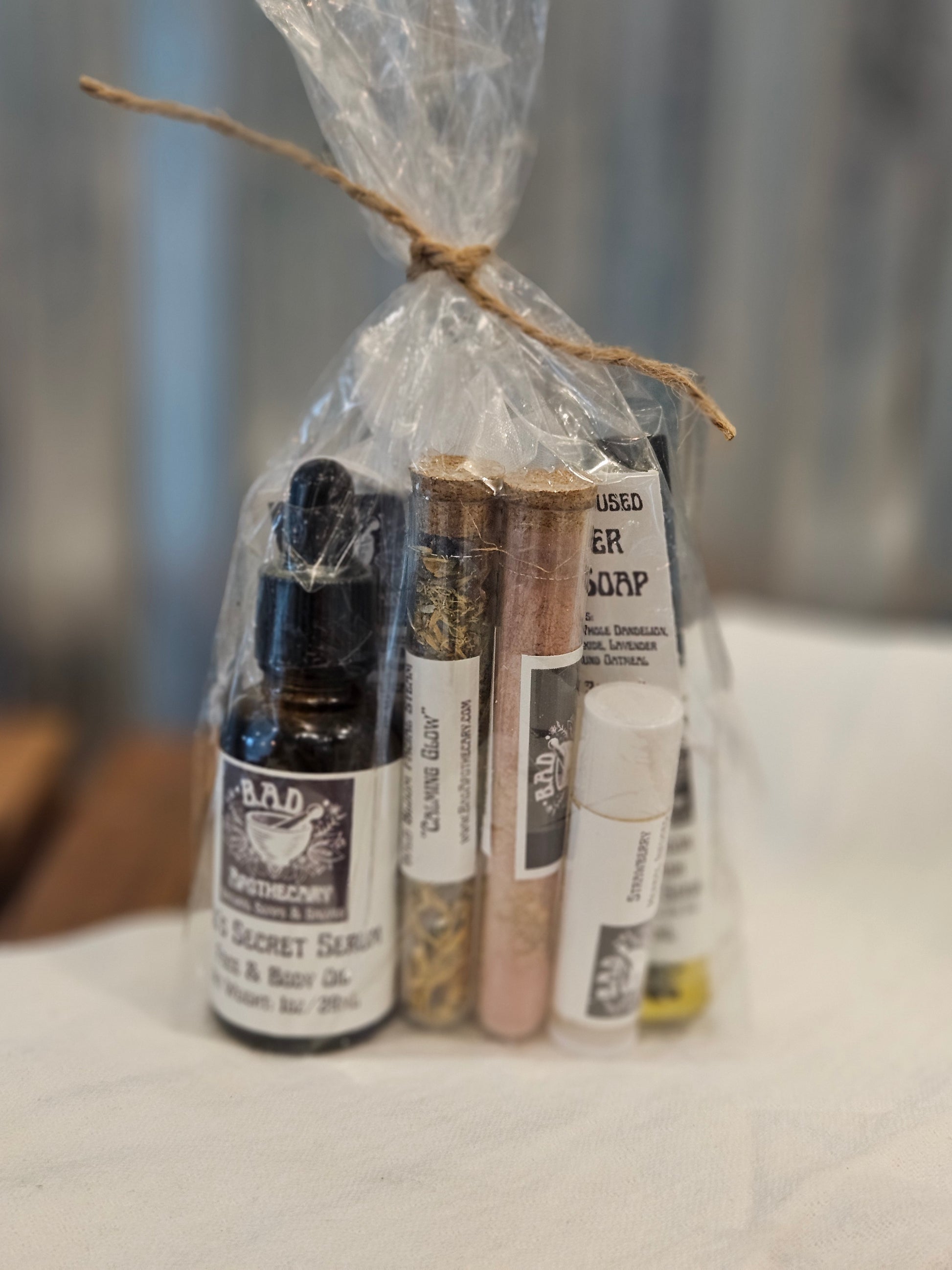 Bee’s Glowing Ritual Kit — Complete Herbal Skincare Bundle for Radiant Skin by B.A.D. Apothecary
